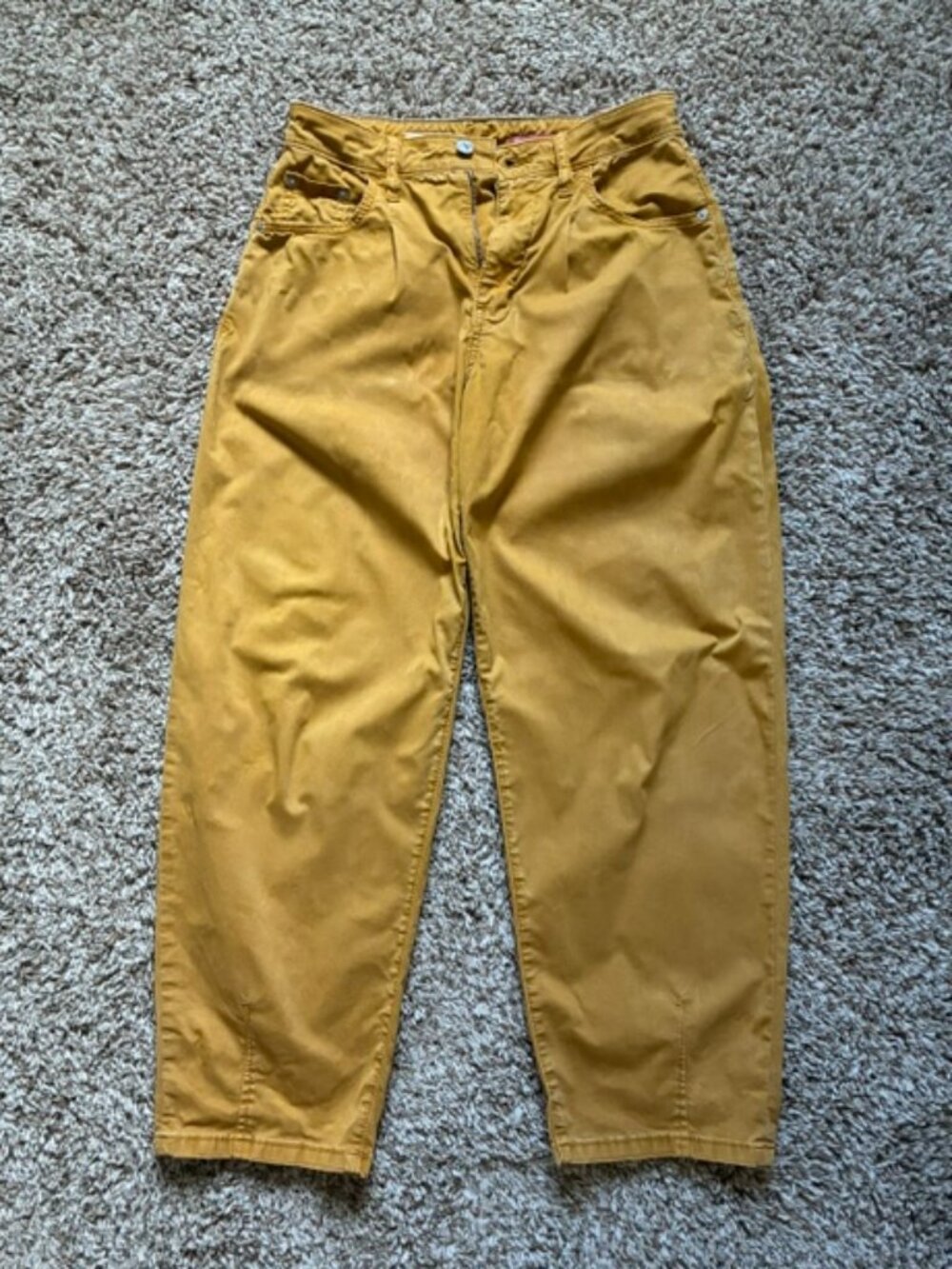 Pilcro by Anthropologie GOLD wide leg pants Size 25!